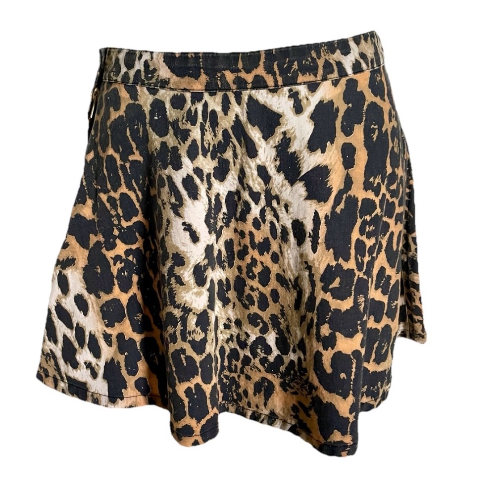 ALICE in the EVE Cheetah LEOPARD Print MINI SKIRT XS